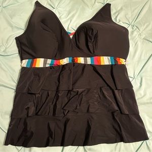 Lane Bryant Swim by Cacique Swim Top